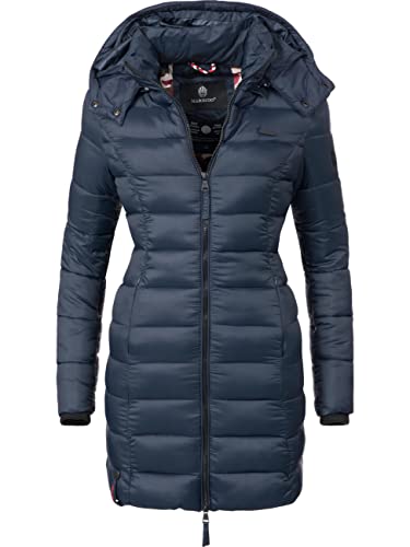 MARIKOO Damen Winter Steppmantel Abendsternchen Blau Gr. M von MARIKOO