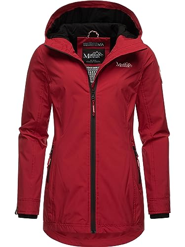 MARIKOO Damen Übergangsjacke leichte Jacke mit Kapuze Honigbeere Dark Red Gr. M MARIKOO Damen Übergangsjacke leichte Jacke mit Kapuze Honigbeere Dark Red Gr. M von MARIKOO
