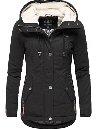 MARIKOO Damen warme Winterjacke mit kuscheliger Kapuze Bikoo Schwarz Gr. XS MARIKOO Damen warme Winterjacke mit kuscheliger Kapuze Bikoo Schwarz Gr. XS von MARIKOO