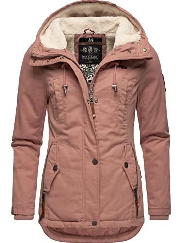 MARIKOO Damen warme Winterjacke mit kuscheliger Kapuze Bikoo Terracotta Gr. M MARIKOO Damen warme Winterjacke mit kuscheliger Kapuze Bikoo Terracotta Gr. M von MARIKOO