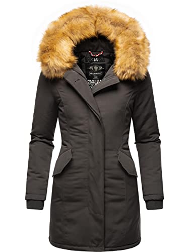 MARIKOO Damen Winter Kurzmantel Karmaa Anthrazitgrau Gr. XS MARIKOO Damen Winter Kurzmantel Karmaa Anthrazitgrau Gr. XS von MARIKOO