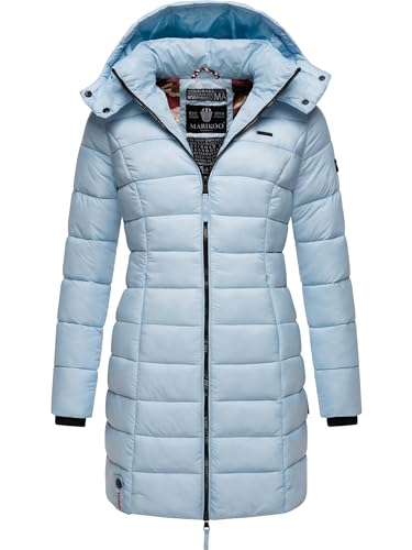 MARIKOO Damen Winter Steppmantel Abendsternchen Baby Blue Gr. M von MARIKOO