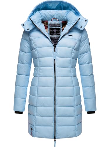 MARIKOO Damen Winter Steppmantel Abendsternchen Baby Blue Gr. XL von MARIKOO