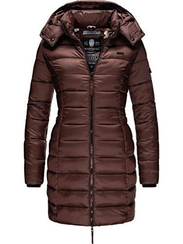 MARIKOO Damen Winter Steppmantel Abendsternchen Chocolate Gr. M von MARIKOO