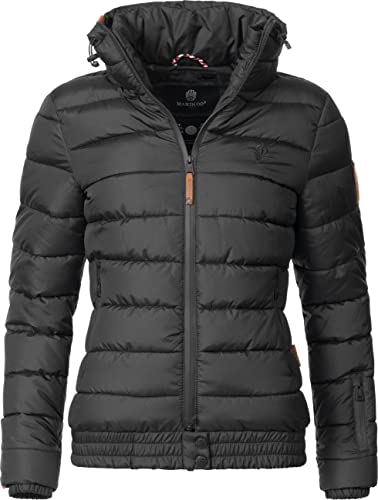 MARIKOO Damen Winter Steppjacke Poison Schwarz Gr. S von MARIKOO