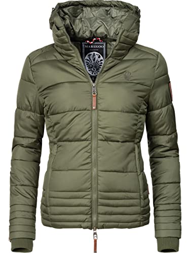 MARIKOO Damen Winterjacke Steppjacke Sole Forest Green Gr. L von MARIKOO