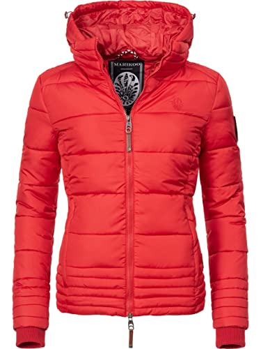 MARIKOO Damen Winterjacke Steppjacke Sole Rot Gr. XL von MARIKOO