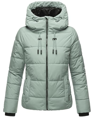 MARIKOO Damen Winterjacke Steppjacke warm mit Kapuze Shimoaa XVI Smokey Mint Gr. XS MARIKOO Damen Winterjacke Steppjacke warm mit Kapuze Shimoaa XVI Smokey Mint Gr. XS von MARIKOO