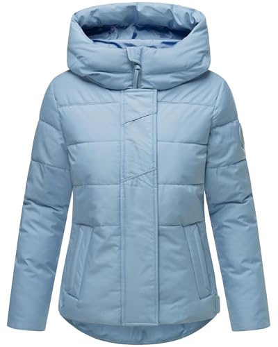 MARIKOO Damen Winterjacke warme Steppjacke aus recyceltem Polyester mit integrierten Rucksack-Trägern mit Elira 16 Powder Blue Gr. S MARIKOO Damen Winterjacke warme Steppjacke aus recyceltem Polyester mit integrierten Rucksack-Trägern mit Elira 16 Powder Blue Gr. S von MARIKOO
