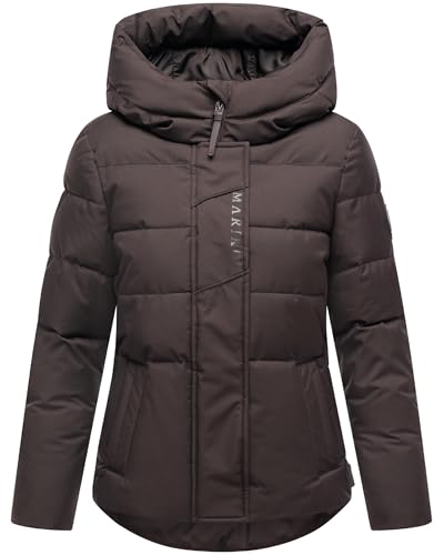 MARIKOO Damen Winterjacke warme Steppjacke mit integrierten Rucksack-Trägern mit Elira 16 Choco Gr. L MARIKOO Damen Winterjacke warme Steppjacke mit integrierten Rucksack-Trägern mit Elira 16 Choco Gr. L von MARIKOO