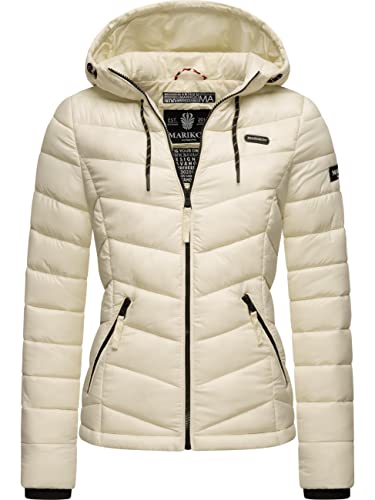 MARIKOO Damen leichte Übergangsjacke Steppjacke Kuala Offwhite2 Gr. L von MARIKOO