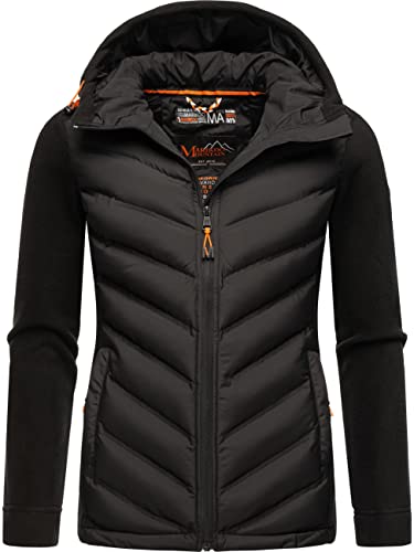MARIKOO Damen leichte Übergangsjacke Steppjacke Mount Haruna Black Gr. M von MARIKOO