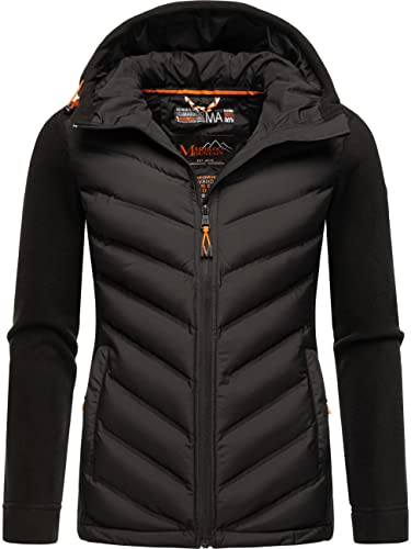 MARIKOO Damen leichte Übergangsjacke Steppjacke Mount Haruna Black Gr. XL von MARIKOO