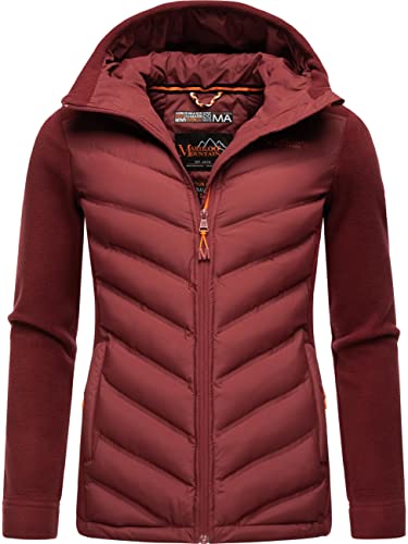 MARIKOO Damen leichte Übergangsjacke Steppjacke Mount Haruna Bordeaux Gr. M von MARIKOO