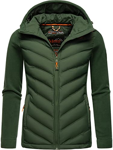 MARIKOO Damen leichte Übergangsjacke Steppjacke Mount Haruna Dark Green Gr. XS MARIKOO Damen leichte Übergangsjacke Steppjacke Mount Haruna Dark Green Gr. XS von MARIKOO