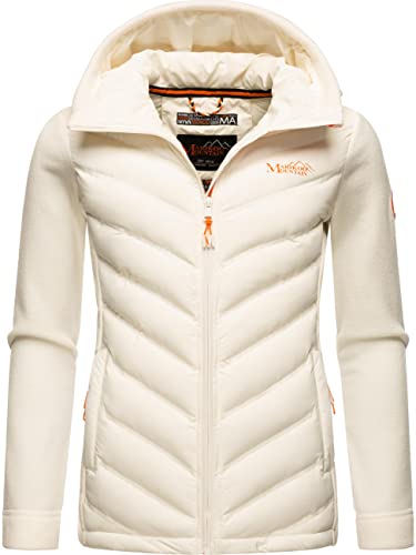 MARIKOO Damen leichte Übergangsjacke Steppjacke Mount Haruna Offwhite Gr. L von MARIKOO