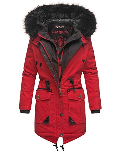 MARIKOO Rose50 Damen Winter Jacke Mantel Parka Winterjacke von MARIKOO