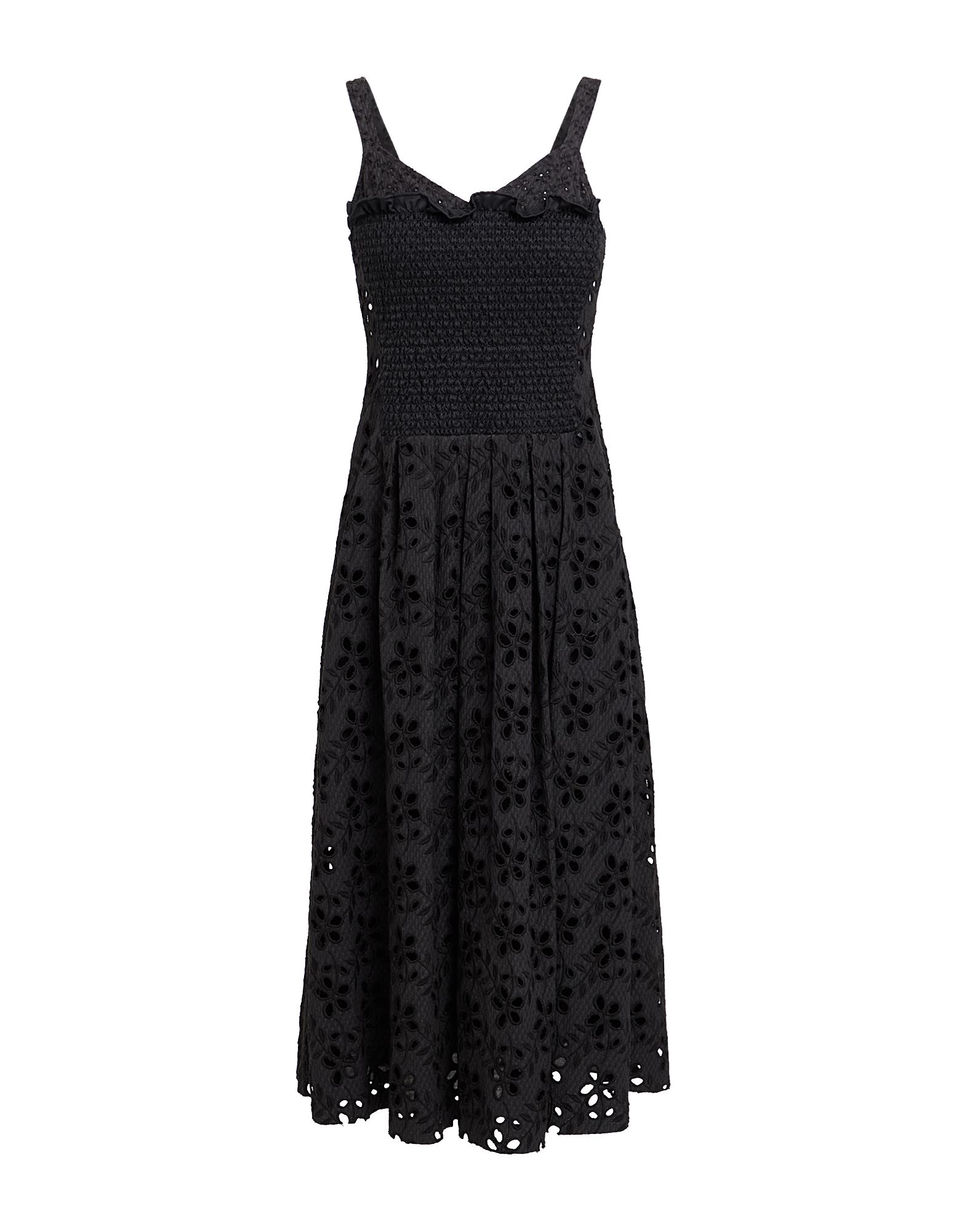 MARINA MOSCONE Midi-kleid Damen Schwarz von MARINA MOSCONE