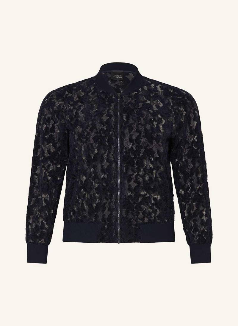 Persona Marina Rinaldi Blouson Vaimy Aus Spitze blau von PERSONA MARINA RINALDI