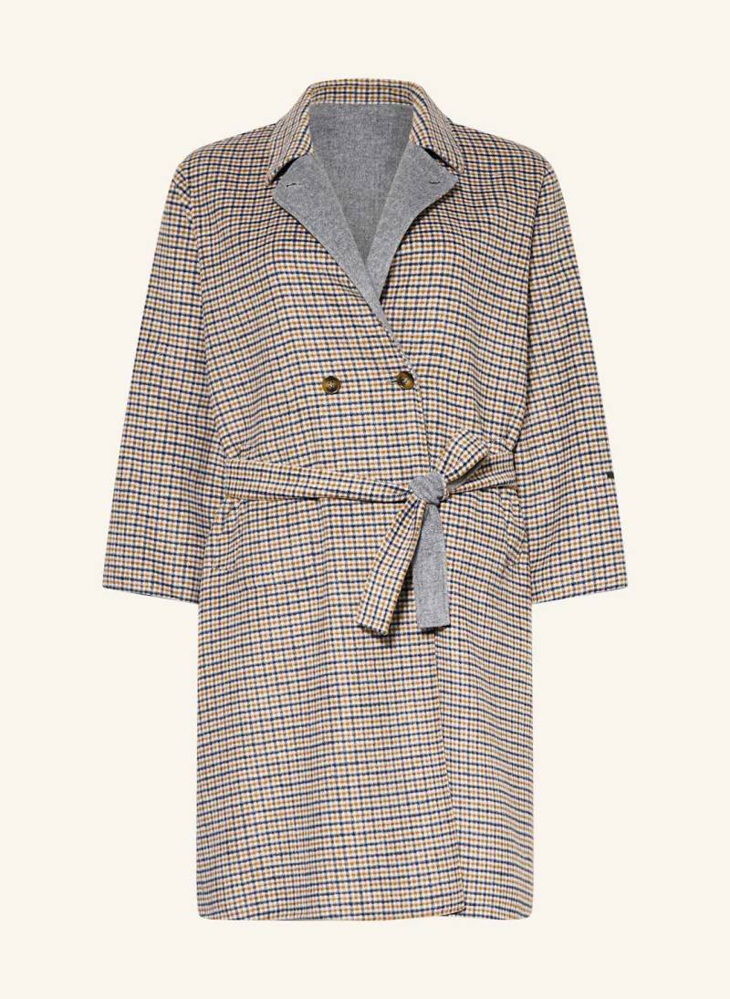 Marina Rinaldi Persona Mantel Dovere Zum Wenden blau von MARINA RINALDI PERSONA