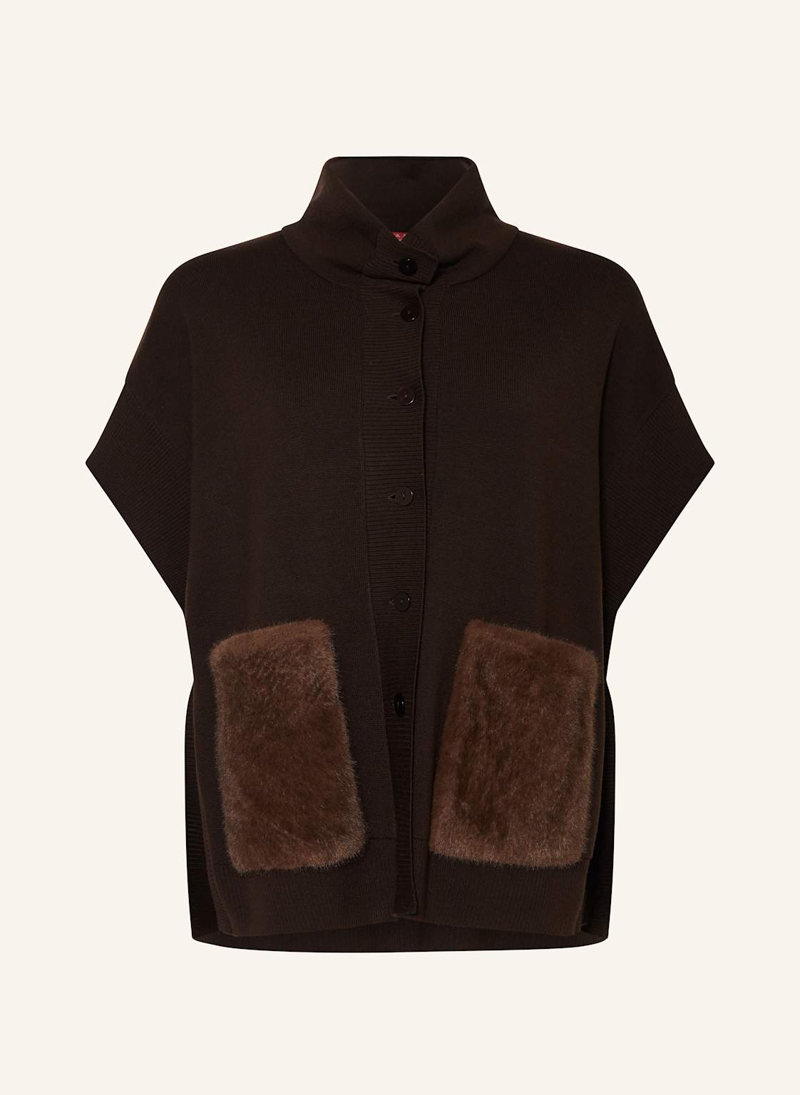 Marina Rinaldi Sport Cape Ottico Mit Kunstpelz braun Marina Rinaldi Sport Cape Ottico Mit Kunstpelz braun von MARINA RINALDI SPORT