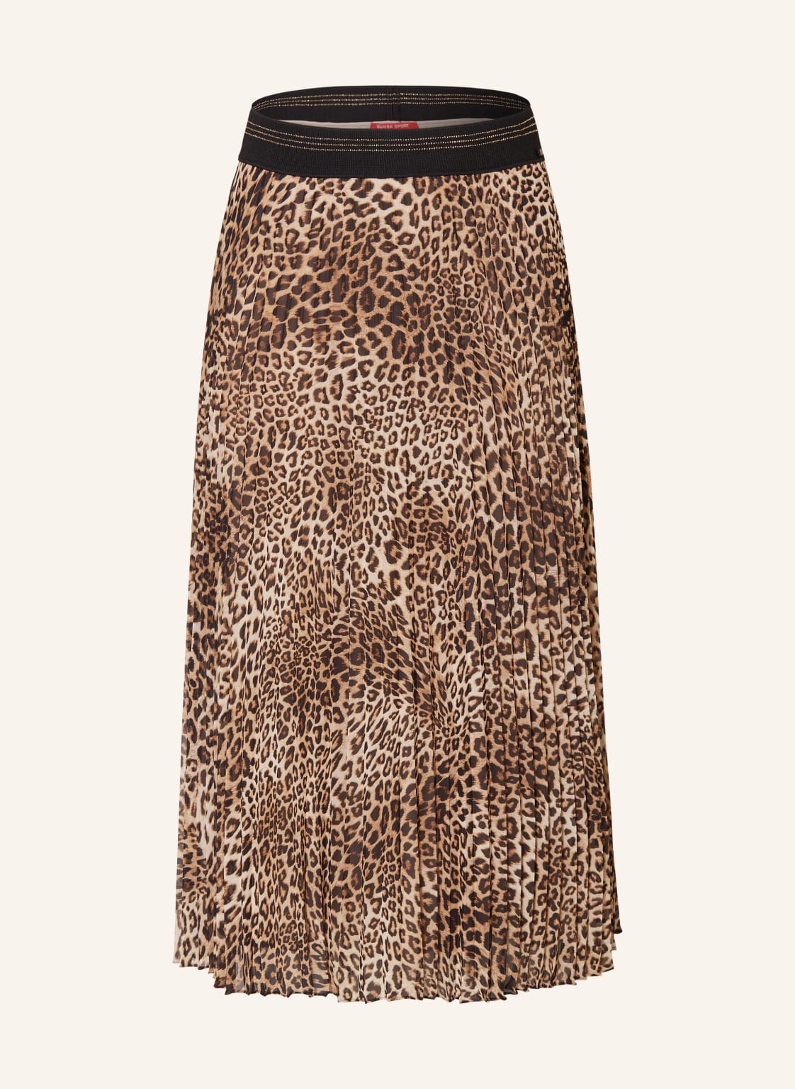 Marina Rinaldi Sport Plisserock Desert Mit Glitzergarn braun Marina Rinaldi Sport Plisserock Desert Mit Glitzergarn braun von MARINA RINALDI SPORT