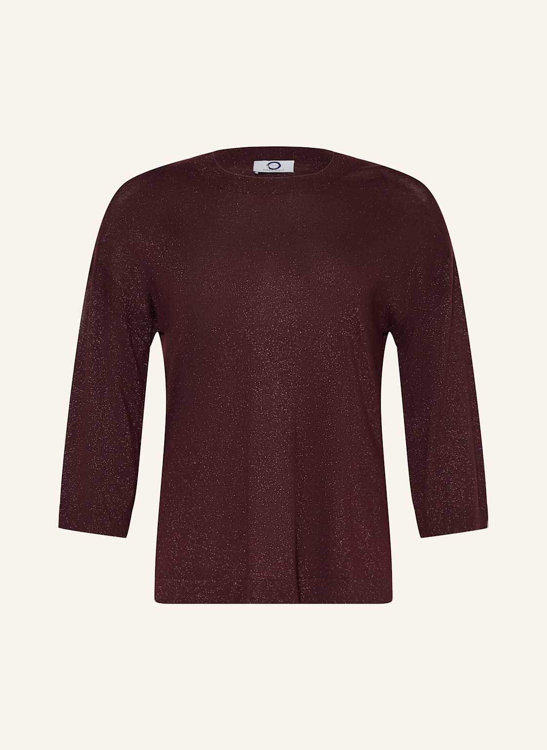 Marina Rinaldi Voyage Pullover Ottano Mit Glitzergarn braun Marina Rinaldi Voyage Pullover Ottano Mit Glitzergarn braun von MARINA RINALDI VOYAGE