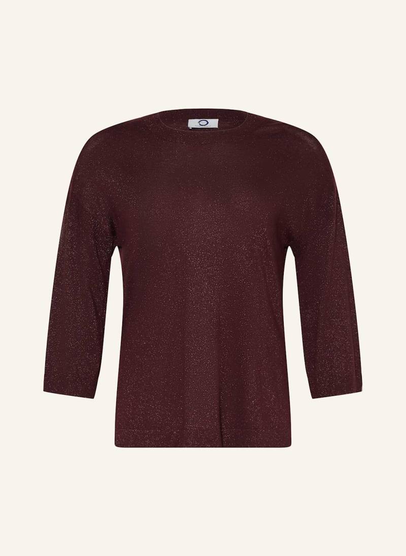 Marina Rinaldi Pullover Ottano Mit Glitzergarn braun von MARINA RINALDI