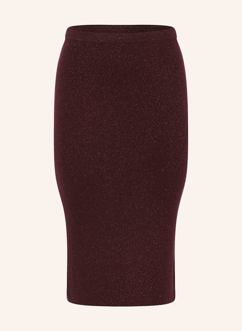 Marina Rinaldi Voyage Strickrock Corea Mit Glitzergarn rot von MARINA RINALDI VOYAGE