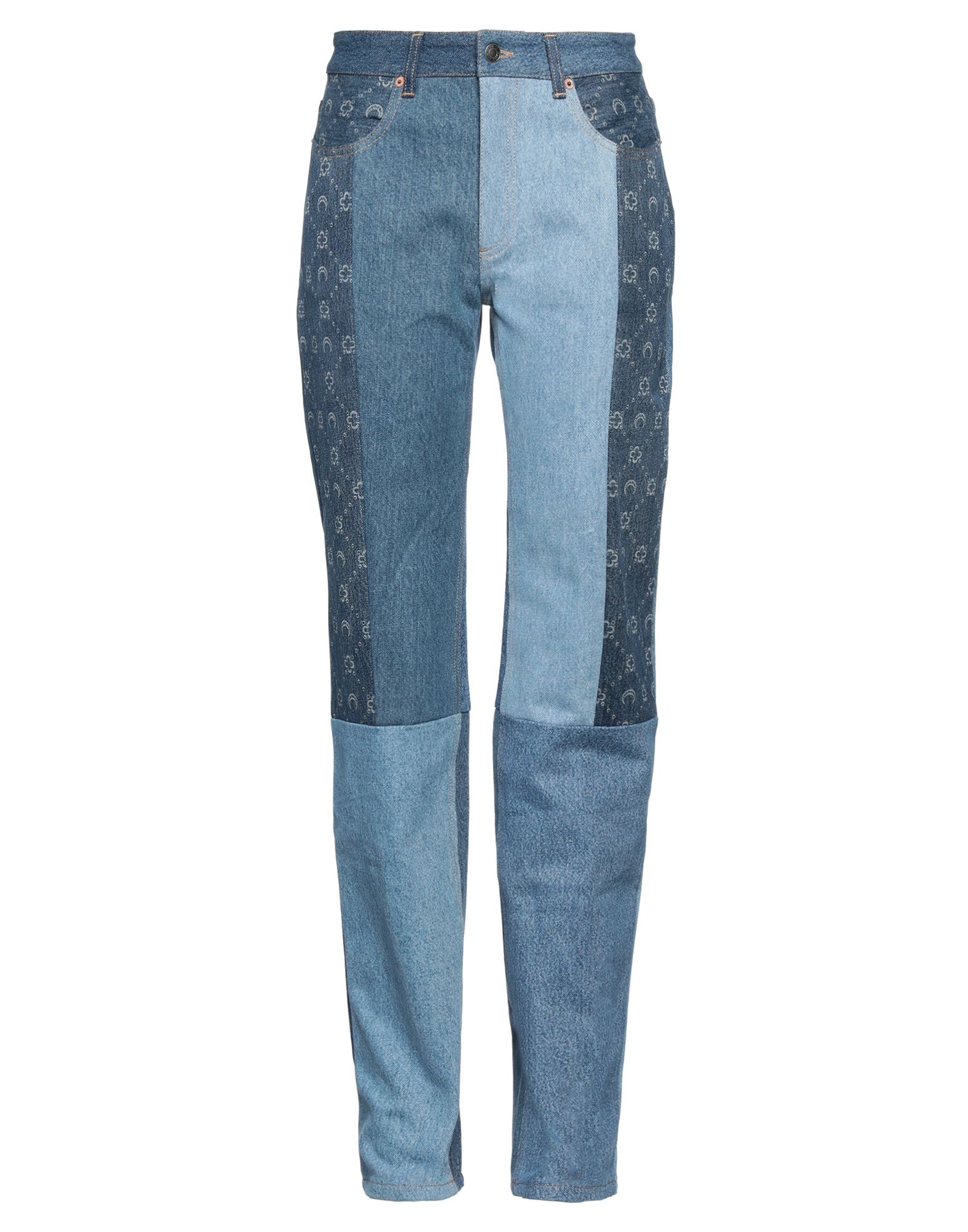 MARINE SERRE Jeanshose Damen Blau MARINE SERRE Jeanshose Damen Blau von MARINE SERRE