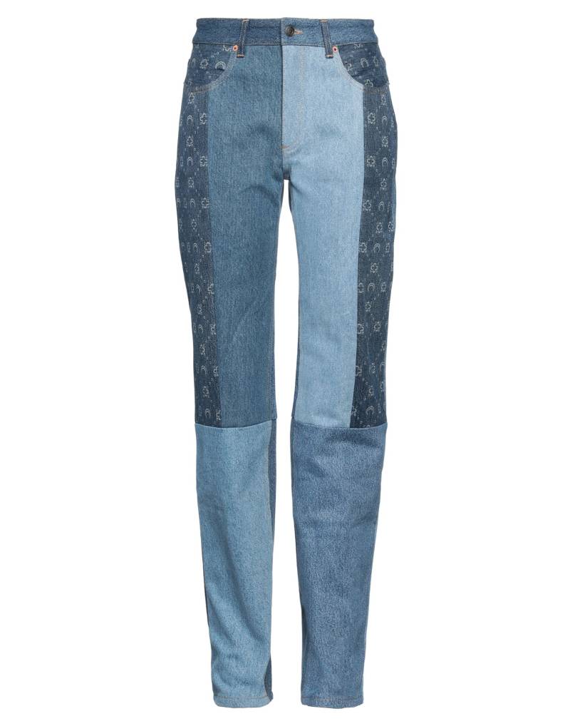 MARINE SERRE Jeanshose Damen Blau MARINE SERRE Jeanshose Damen Blau von MARINE SERRE