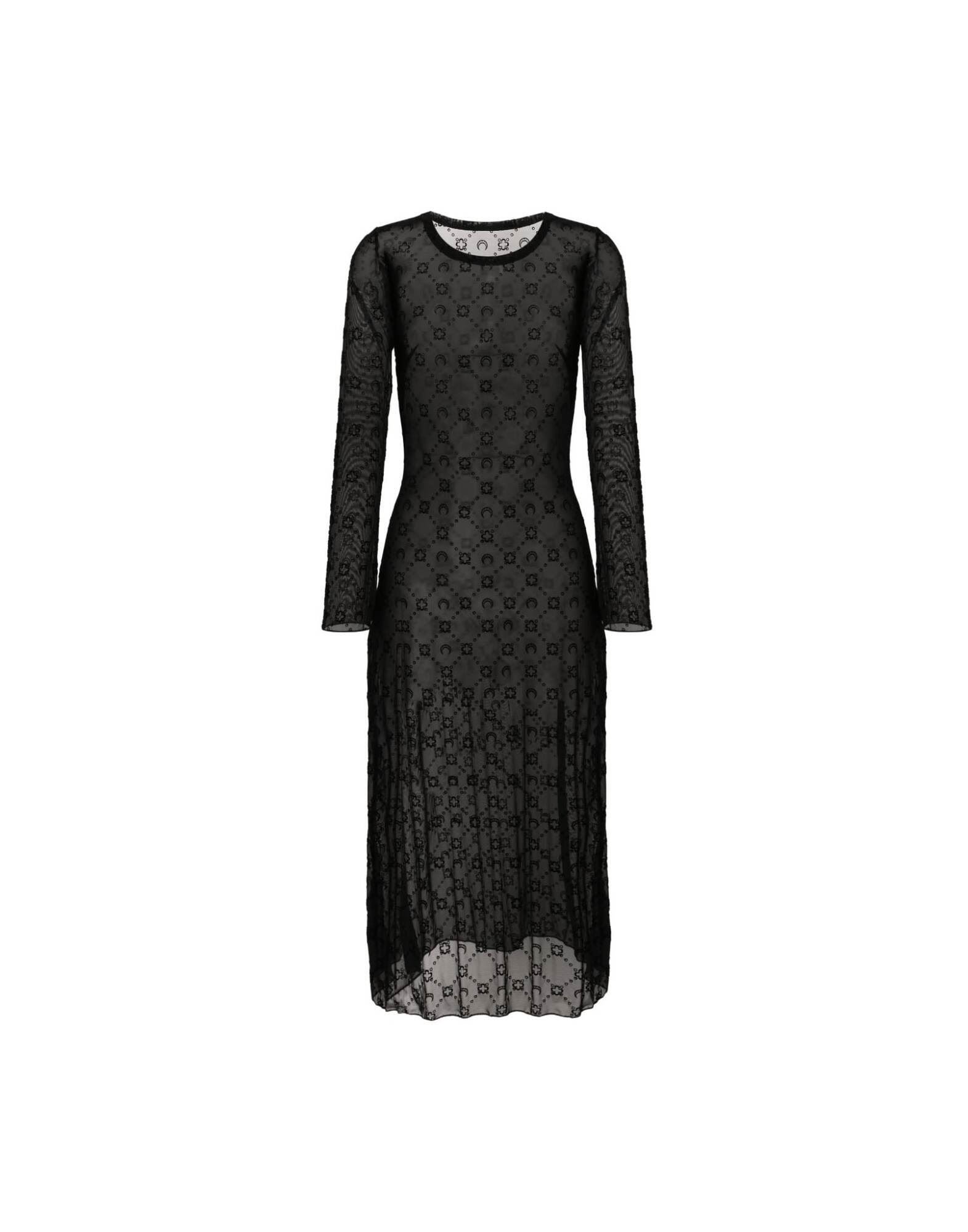 MARINE SERRE Midi-kleid Damen Schwarz von MARINE SERRE