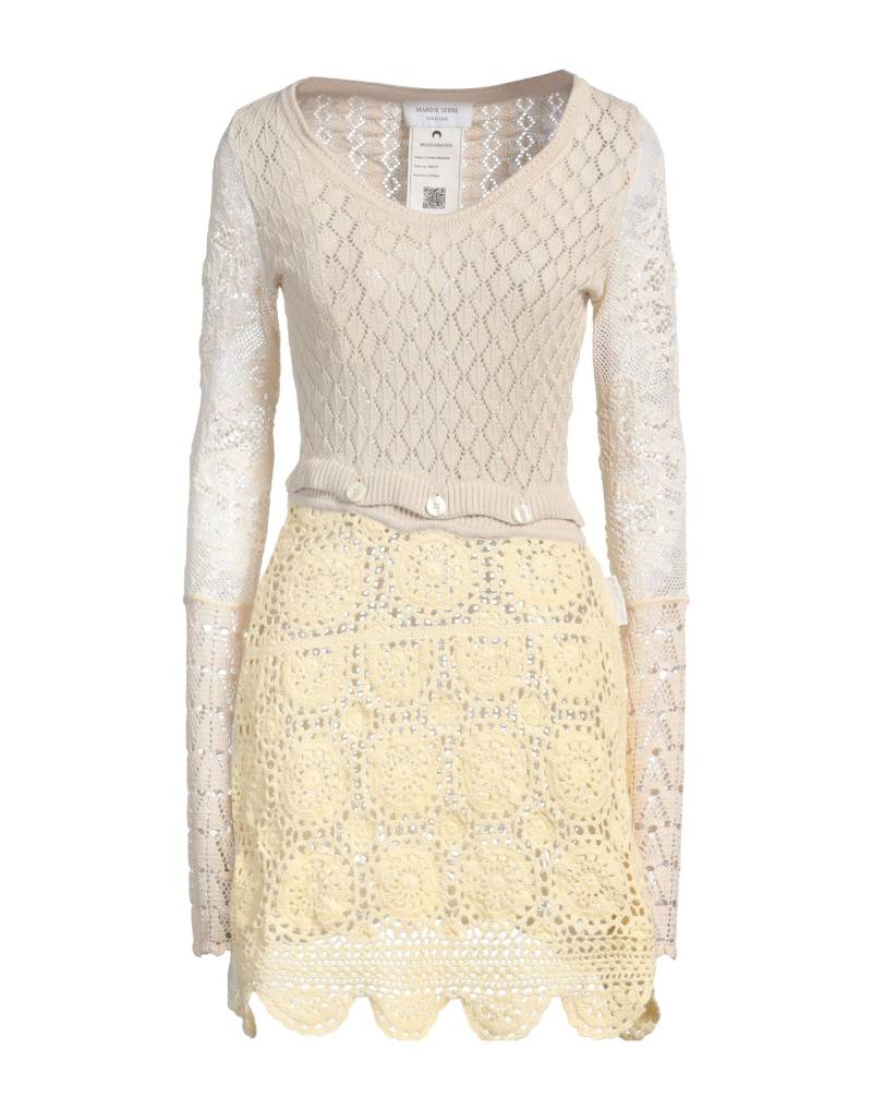 MARINE SERRE Mini-kleid Damen Beige MARINE SERRE Mini-kleid Damen Beige von MARINE SERRE