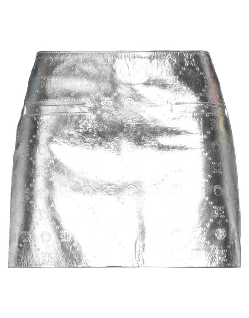 MARINE SERRE Minirock Damen Silber von MARINE SERRE