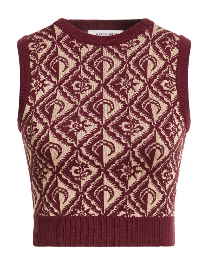 MARINE SERRE Pullover Damen Bordeaux von MARINE SERRE