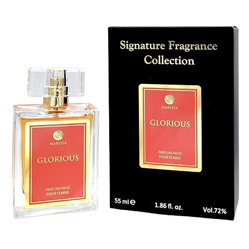 GLORIOUS Private Parfüm für Frauen von MARISTA, Bernstein Salziger Marine Vanille Jasmin Balsamico Duft, 55ml. von MARISTA