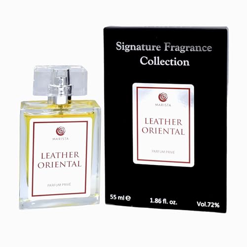 Leather ORIENTAL Private Parfüm für Damen und Herren von MARISTA, langanhaltendes, Leder Tabak Oud Patschuli Duft, 55 ml von MARISTA