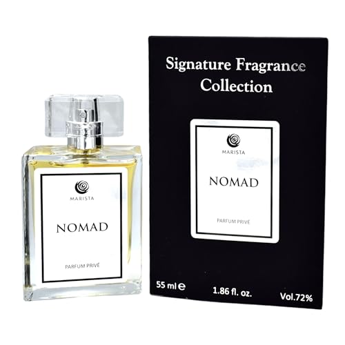 NOMAD Private Parfüm für Damen und Herren von MARISTA, langanhaltender, Amber Oud Spicy Smoky Rose Leather Duft, 55ml von MARISTA