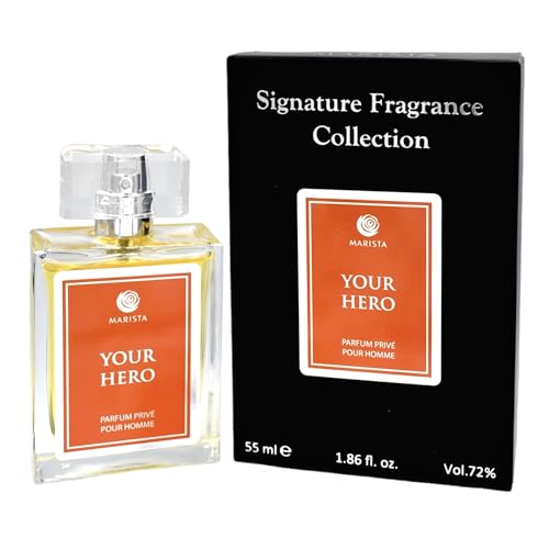 YOUR HERO Private Parfüm für Männer von MARISTA, Aromatischer Würziger Vanille-holziger Bernsteinduft Duft, 55ml von MARISTA