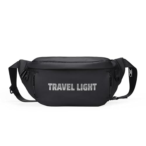 MAR Ryden Leichte Umhängetasche, modische Gürteltasche, Umhängetasche mit Mehreren Fächern, schnelle Entriegelung bei Sicherheitskontrollen von MARK RYDEN