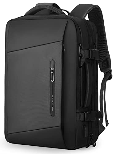 MARK RYDEN Business Rucksack Herren, 17 Zoll Laptop Rucksack, Erweiterbarer 26L-38L Reiserucksack, Handgepäck 45x36x20,Fluggeprüfter Rucksack für Weekender-YKK Reißverschluss von Muzee