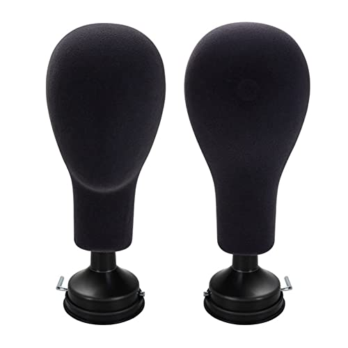 MARKELL Beflockung Schaumstoff Kopf Herren Damen Mannequin Kopf Form Perücken Brille Hut Schal Halterung Modell Fotografie Props-A von MARKELL