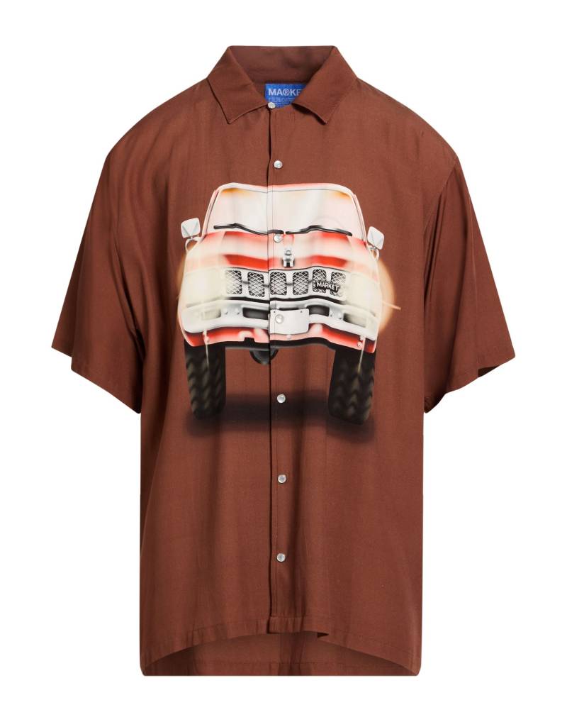 MARKET Hemd Herren Braun von MARKET