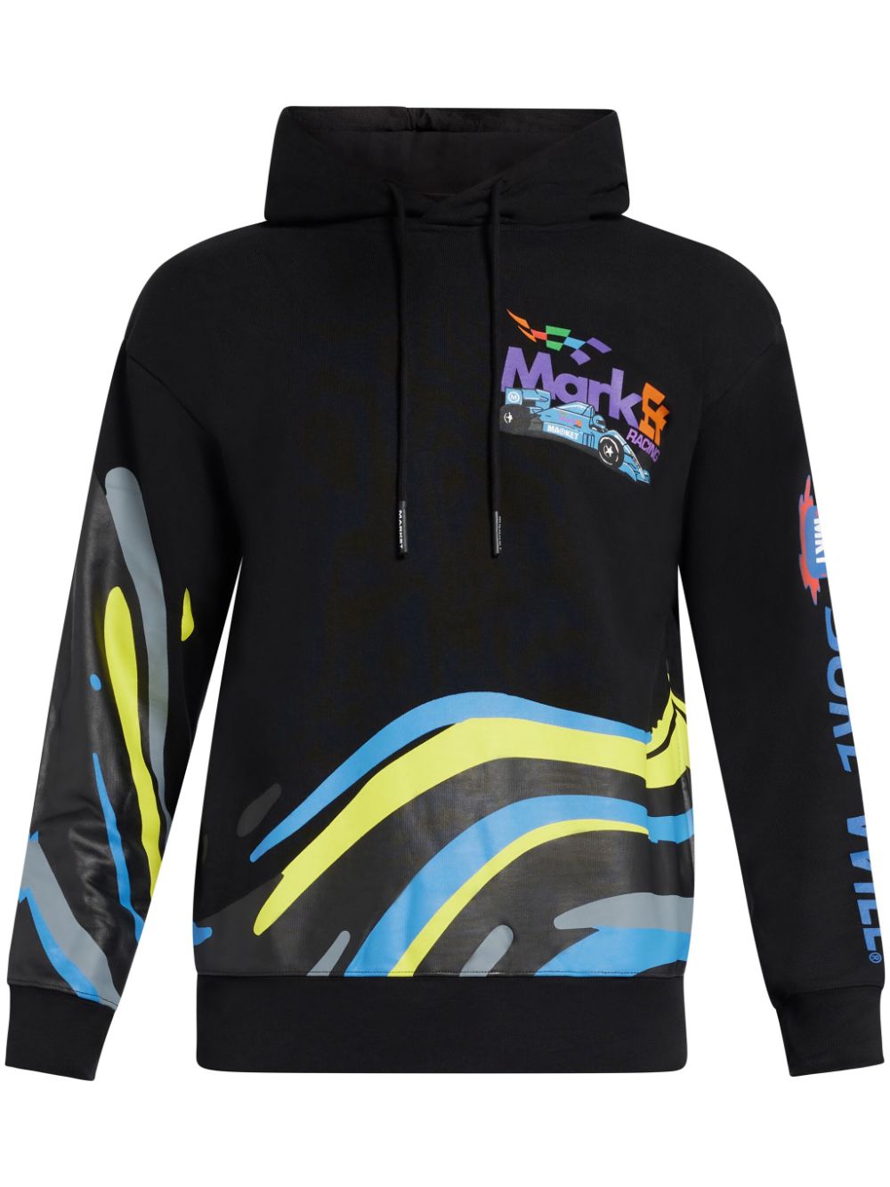 MARKET Hoodie mit Paint Dept-Print - Schwarz von MARKET