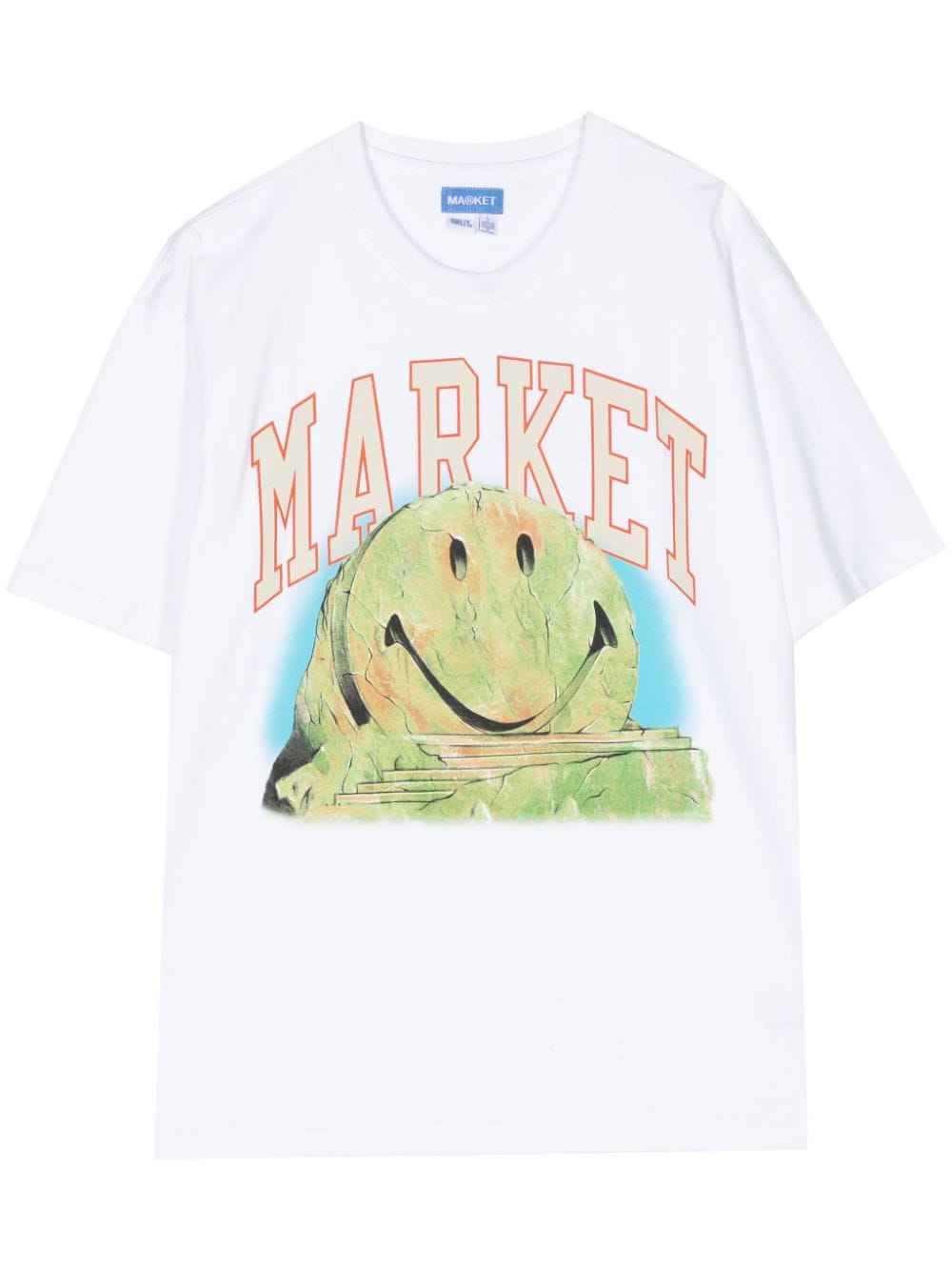 MARKET Smiley Out of Body T-Shirt - Weiß von MARKET