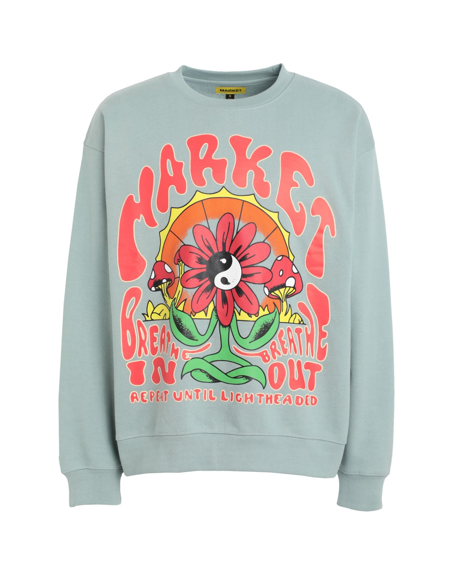 MARKET Sweatshirt Herren Salbeigrün von MARKET