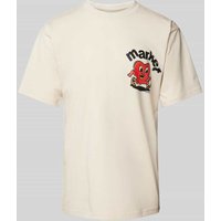 MARKET T-Shirt mit Rundhalsausschnitt Modell 'FRAGILE' in Ecru, Größe S von MARKET