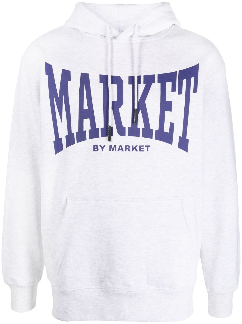 MARKET Hoodie mit Logo-Print - Grau von MARKET