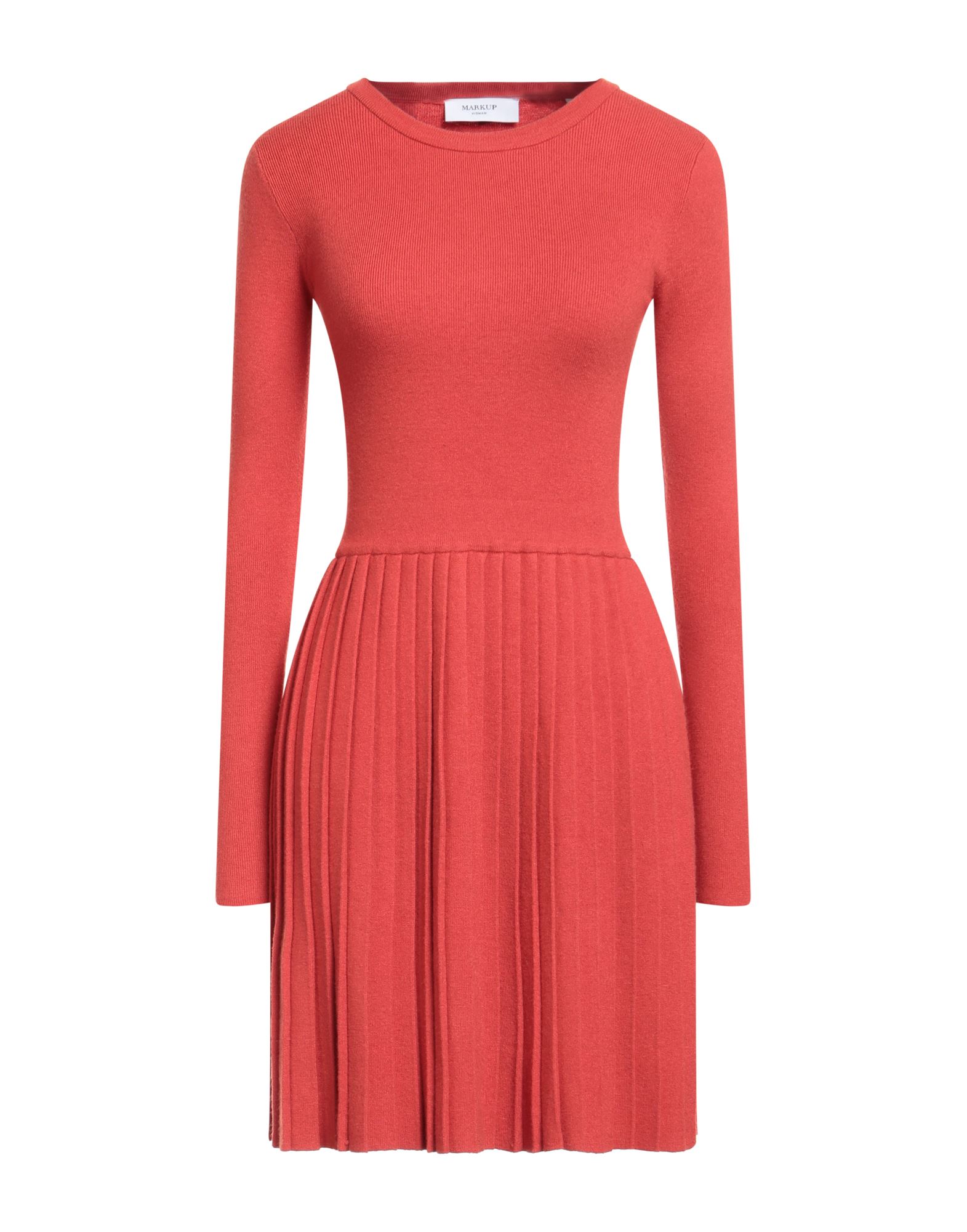 MARKUP Mini-kleid Damen Rostrot MARKUP Mini-kleid Damen Rostrot von MARKUP