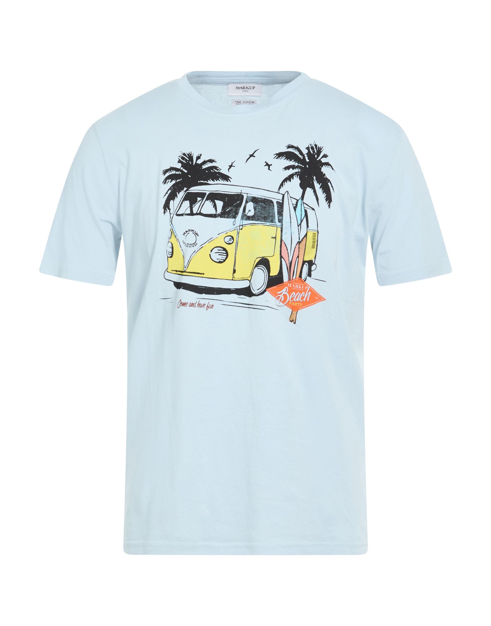 MARKUP T-shirts Herren Himmelblau von MARKUP